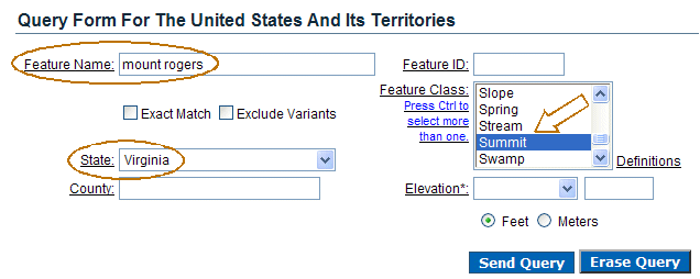 GNIS query form