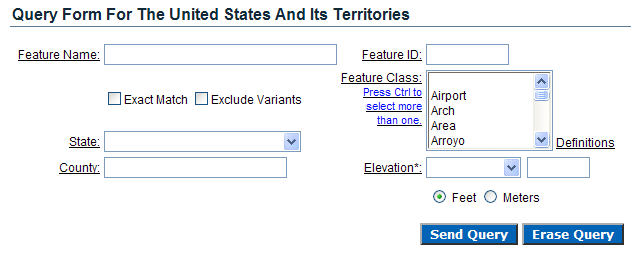 GNIS query form