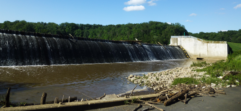Springfield Dam was built in 1918 to create Lake Accotink as a water source for Camp A. A. Humphreys (now Fort Belvoir)