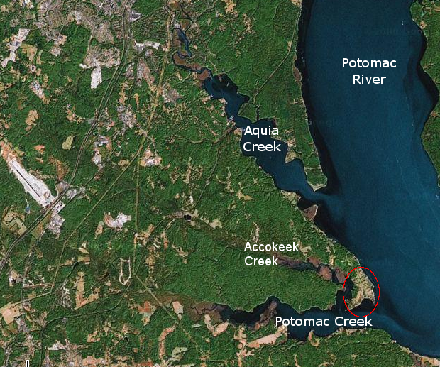 Marlborough Point, where Pocahontas was captured