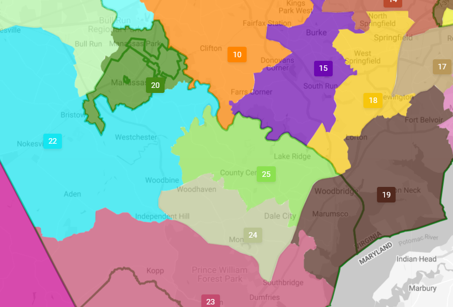 House of Delegates boundaries after final 2021 redistricting were more compact and contiguous