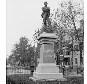 since 1889, the Appomattox statue in Old Town Alexandria at the intersection of Prince and South Washington streets has been a highly visible reminder of Virginia's Confederate past