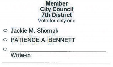 in 2018, Hopewell election officials proposed a ballot highlighting some candidates unfairly with capital letters