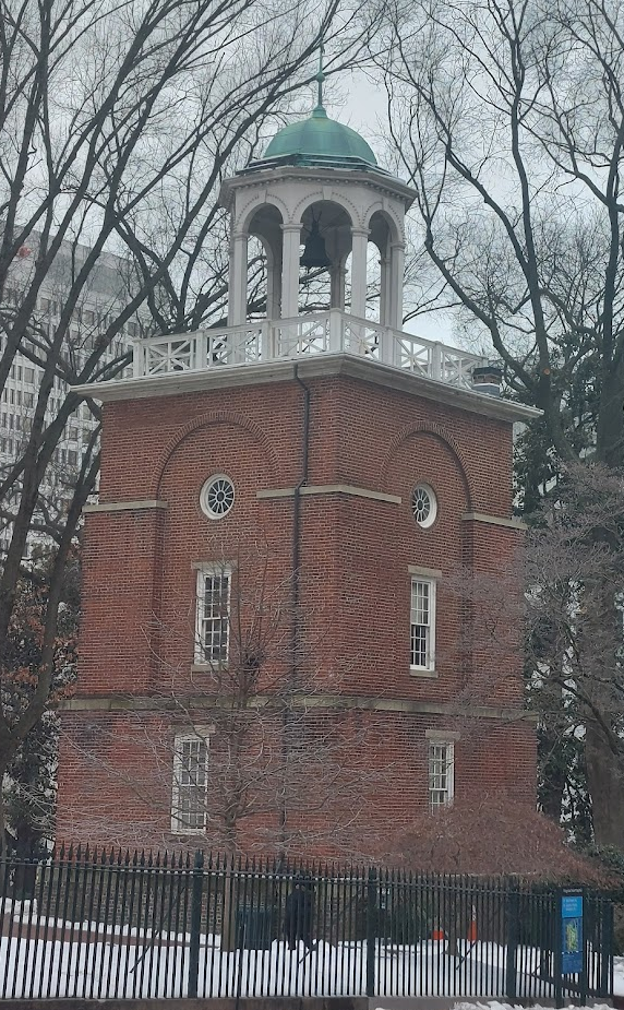 the bell in the Bell Tower, built in 1825 as a guardhouse, still rings to announce each day when the General Assembly is starting a session