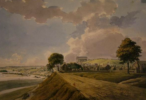 Benjamin Henry Latrobe painted the Virginia State Capitol on what was renamed Capitol Hill