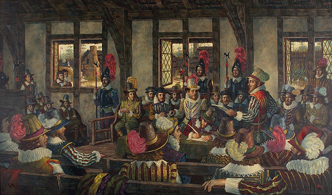 only men could vote or serve as an elected official during the colonial period