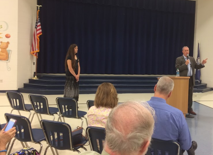 Del. Danica Roem (13th District) hosted one of her many town halls on transportation in July, 2018, but few voters chose to attend that particular meeting