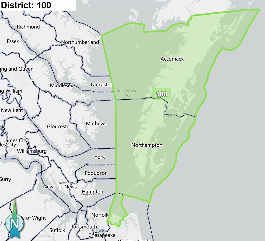 in 2025 the Democratic Party fielded candidates in every House of Delegates race, including the 100th District