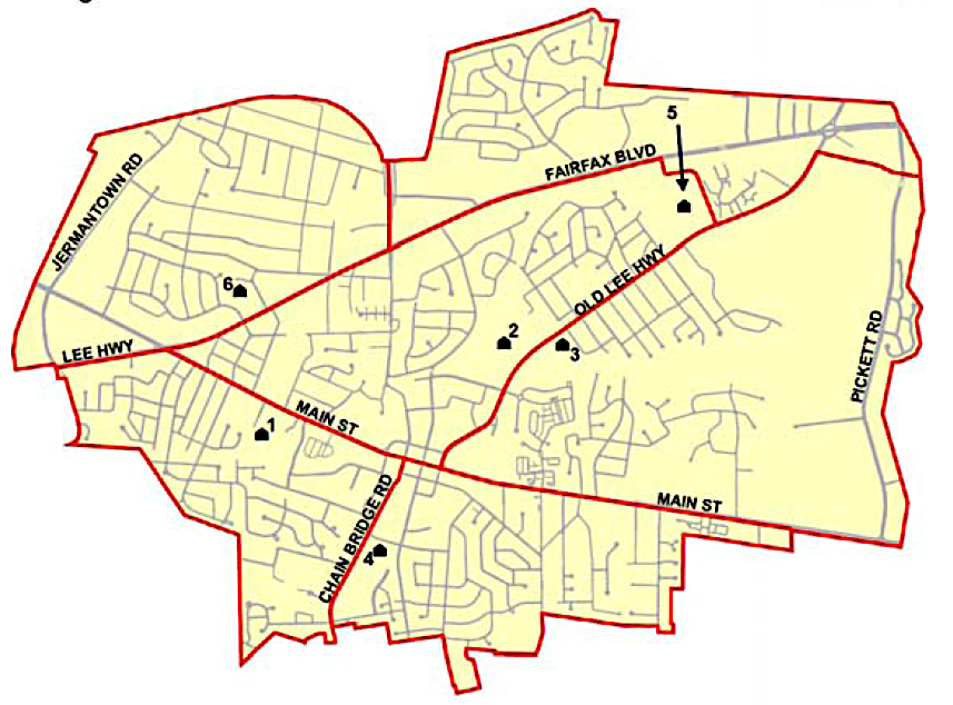 in 2019, the City of Fairfax registrar distributed ballots to six precincts