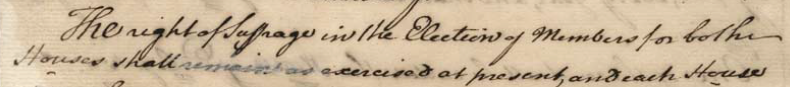 Virginia's first constitution, adopted in 1776, ended British authority and reshaped the structure of government - but did not alter who had the right to vote