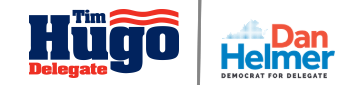 in 2019, the Republican candidate for the 40th District minimized his association with the Republican Party - while his Democratic opponent did the opposite