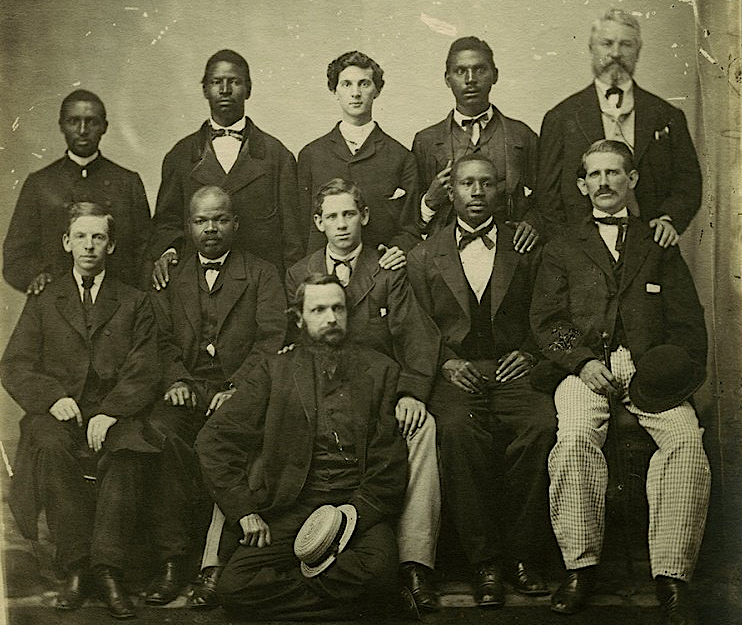 in 1867, the first black men were called to serve on a Virginia jury - which prepared to try Jefferson Davis in U.S. Circuit Court for the District of Virginia