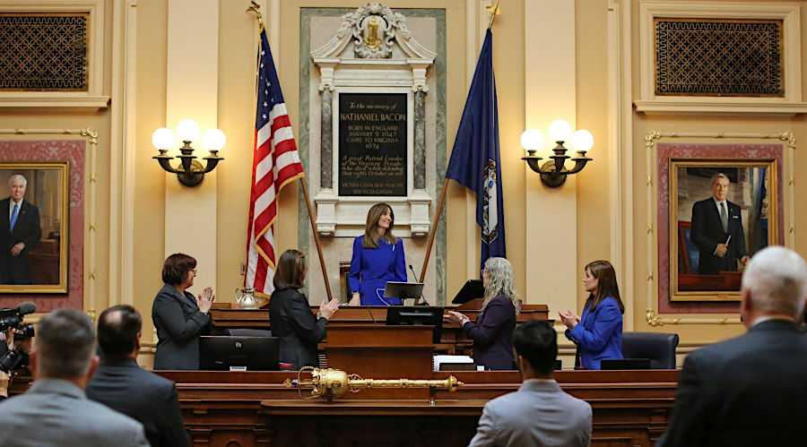 the 56th Speaker of the Virginia House of Delegates was the first woman, Del. Eileen Filler-Corn