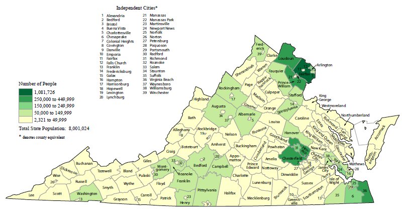 Congressional Districts Of Virginia Geography Of Virginia