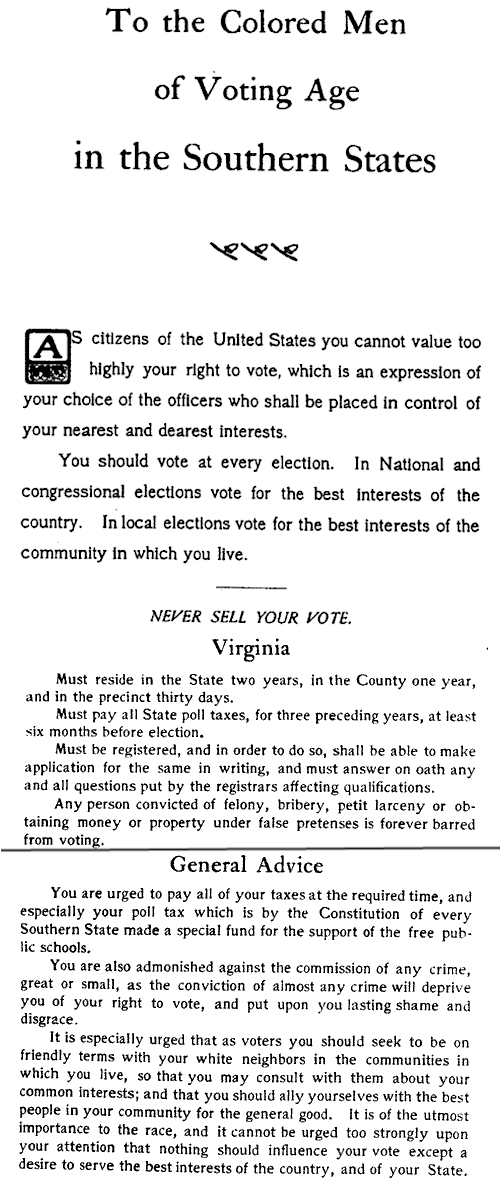 black men fought back against disfranchisement and sought to retain their voting rights