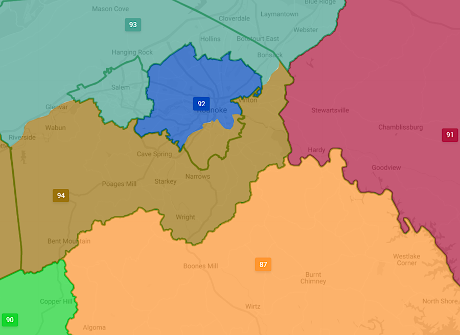 the Virginia Redistricting Commission considered different proposals for redistricting the House of Delegates in 2021, but failed to adopt any map