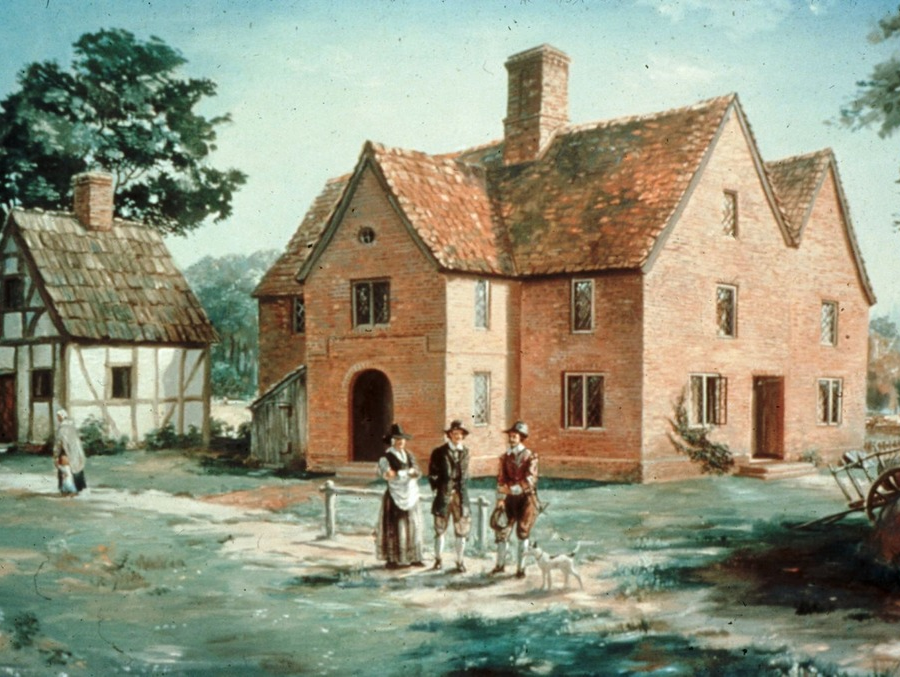 the statehouses in Jamestown were constructed from locally-made bricks