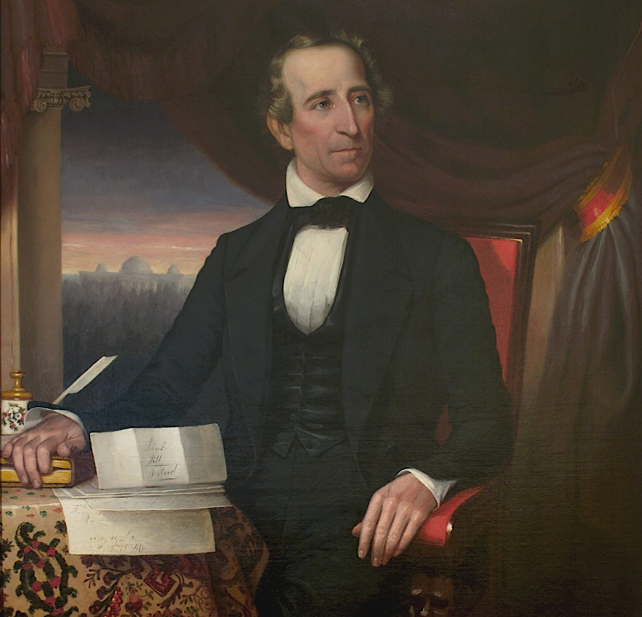 Governor John Tyler Jr. resigned in March 1827  after being elected to the US Senate