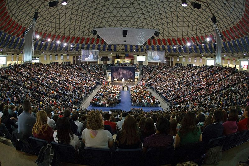the Republican Party of Virginia chose to hold its 2020 Quadrennial Convention at the Vines Center on the campus of Liberty University, before the COVID-19 pandemic changed plans