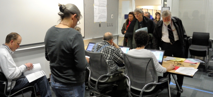 voters who do not cast ballots before election day may experience long lines at polling places