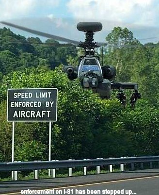 the State Police mean business enforcing speed limits...