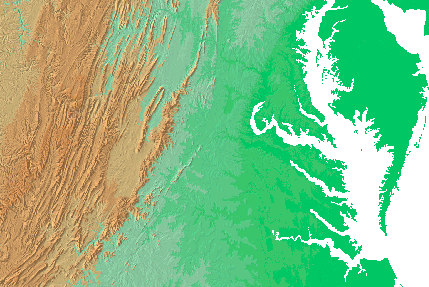 Blue Ridge
Topography