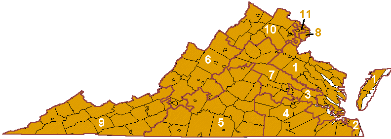 Congressional
Districts in 1999