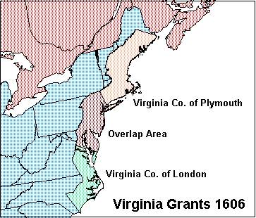 Virginia grants 1606