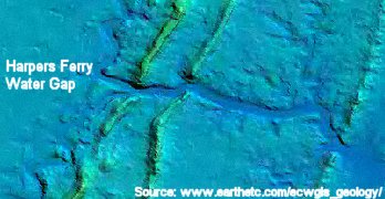Hapers Ferry topography