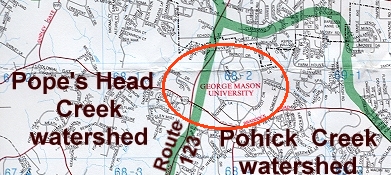 George Mason University watersheds
