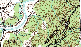 watershed on topo