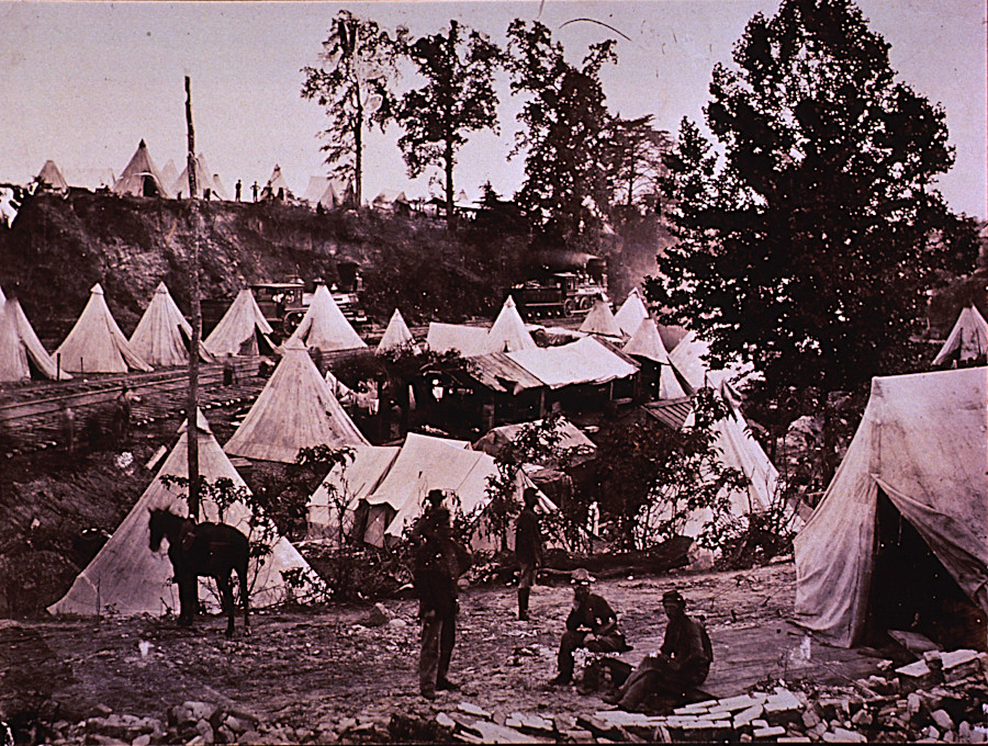 medical care in the Civil War was often provided in tents