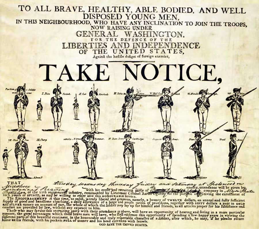 starting in 1777, George Washington required the Continental Army to be innoculated