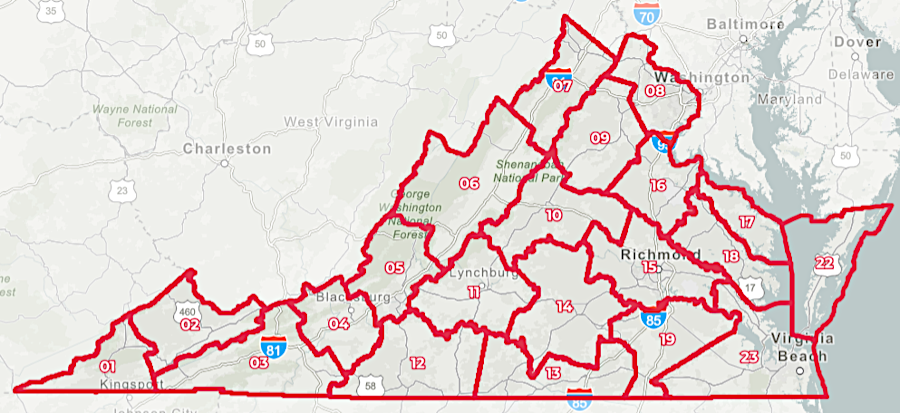 in 2022, there were 21 Planning District Commissions in Virginia