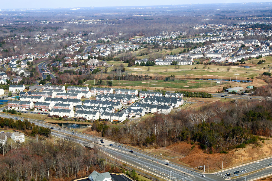 the urban growth boundary adopted in 1998 allowed development of new subdivisions on Route 15 north of Haymarket