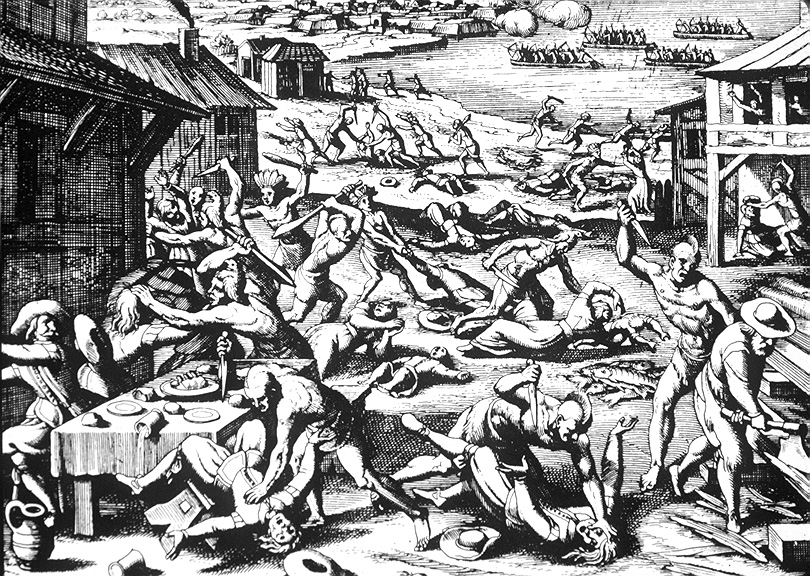 Europeans got a grisly interpretation of the uprising led by Opechancanough on March 22, 1622