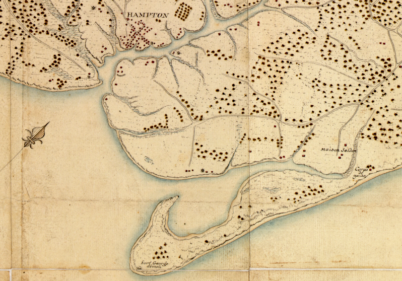 the French map in 1781 made clear that Fort George was demolished