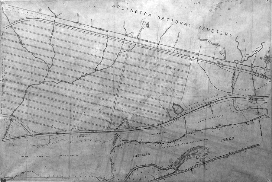 the move of the Arlington Experimental Farm to Beltsville, Maryland, freed the space for construction of a new headquarters for the US War Department