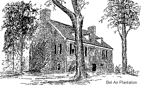 the stone basement of the Bel Air plantation in Prince William County may be a remnant of a 1670's fort built as part of Governor Berkeley's defense program