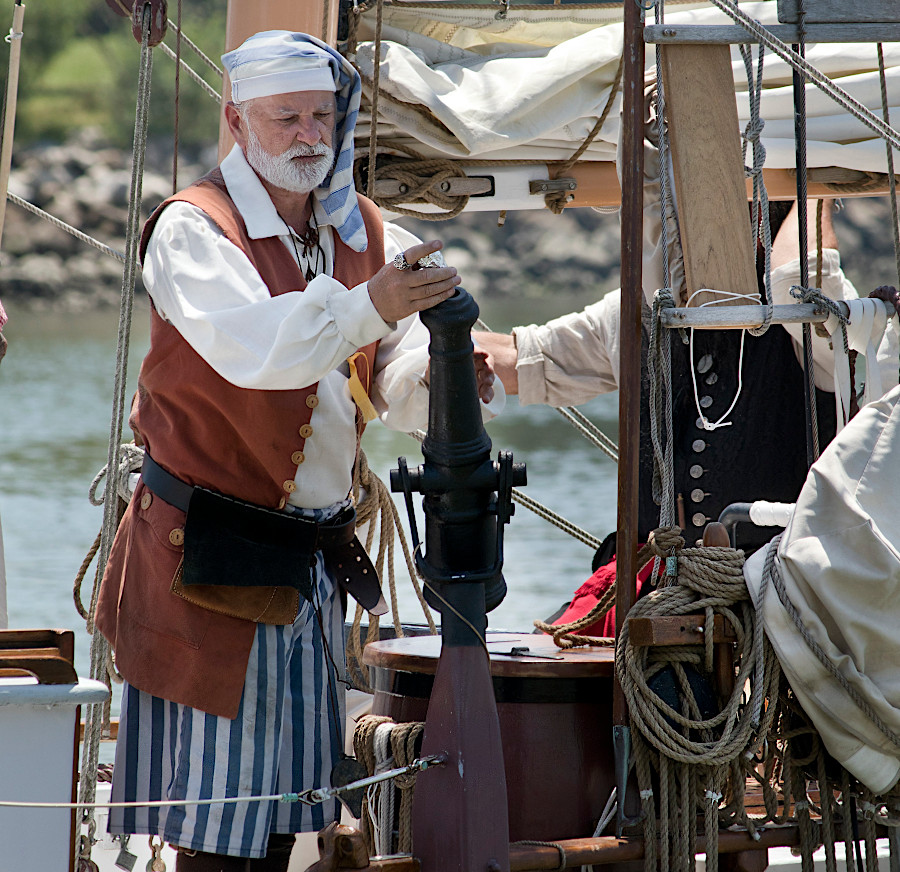 tourists can see a pirate ship sail by, cannon at the ready, at Hampton's annual Pirate Festival