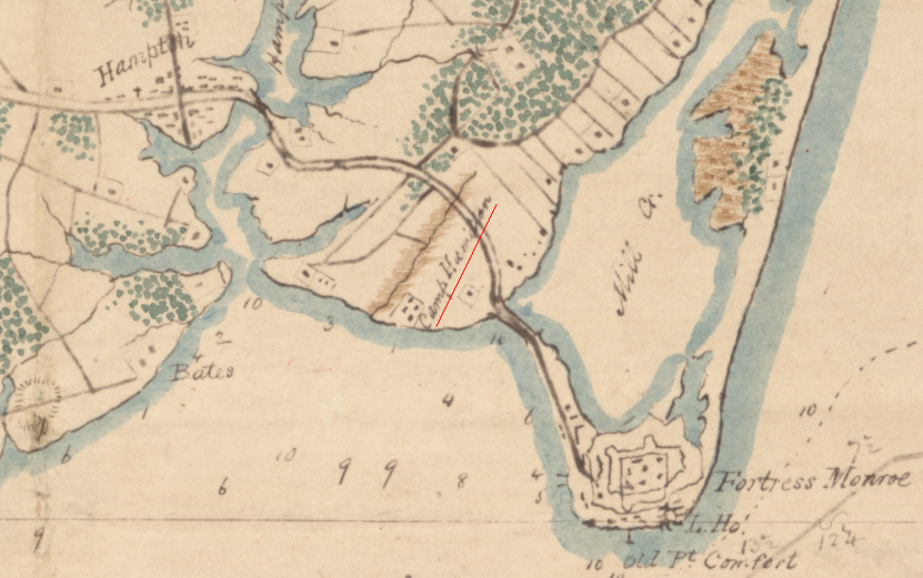 inadequate water supply for the additional troops arriving at Fort Monroe in 1861 led to the invasion of Virginia and creation of Camp Hamilton
