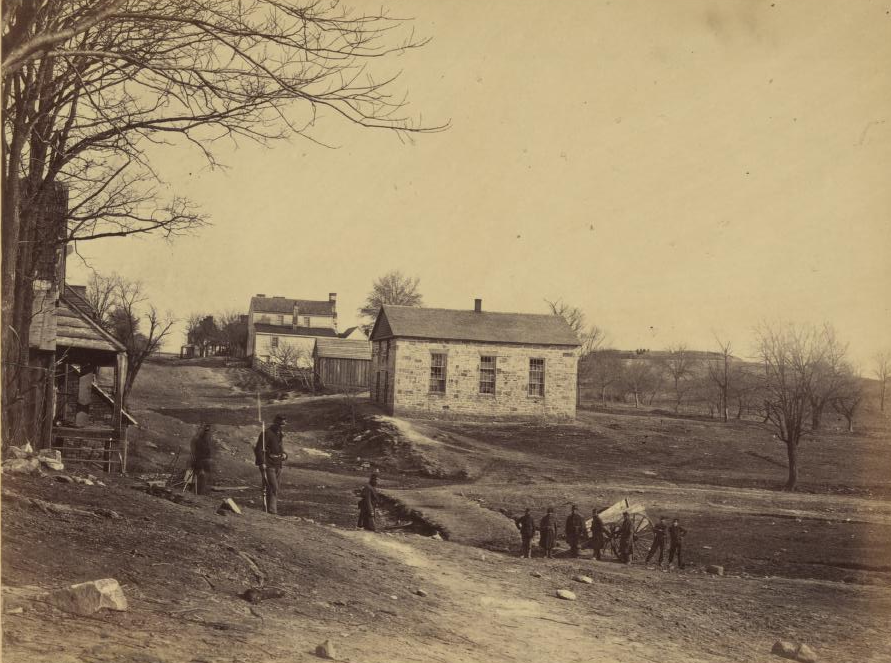 Stone Church in Centreville in March, 1862