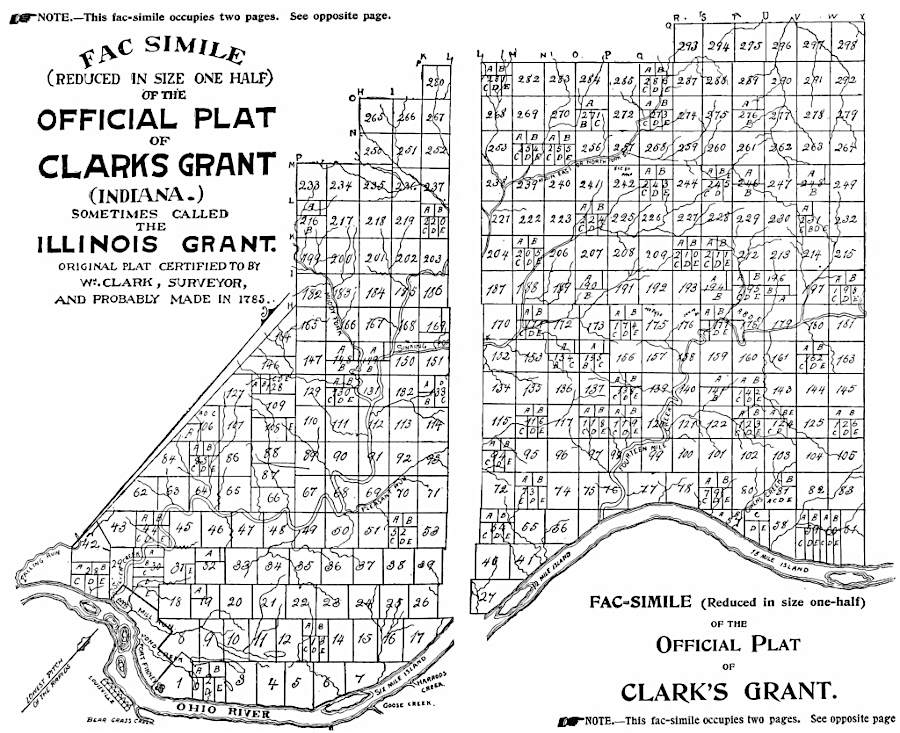 the General Assembly allowed the Illinois Regiment officers to determine the location of 150,000 acres north of the Ohio River for land grants