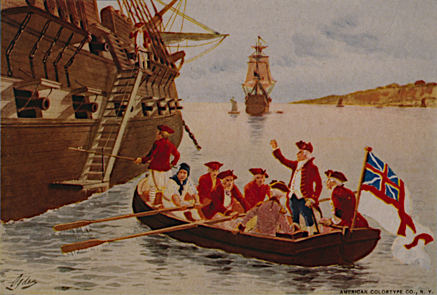 Lord Dunmore fled Williamsburg on June 8, 1775 and took refuge on a British warship, the H.M.S. Fowey