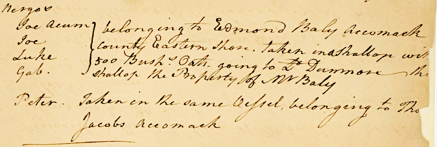 some of the enslaved Virginians seeking to join Lord Dunmore were captured before they reached British lines