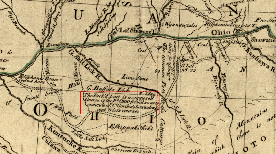 at the start of the French and Indian War in 1755, British colonial leaders were still unclear about the location of the Ohio River