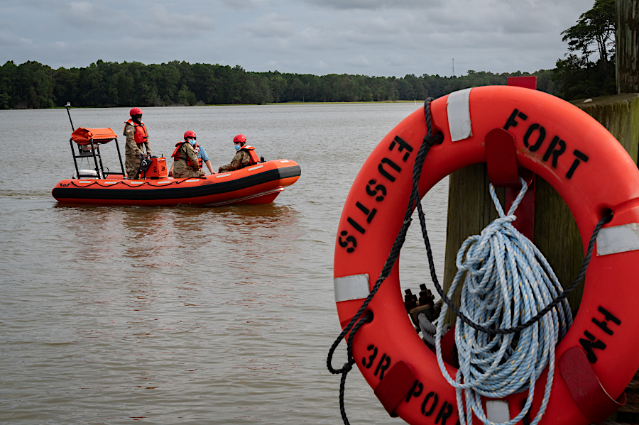 the U.S. Army's Maritime Training Division provides fast-boat training at Joint Base Langley-Eustis