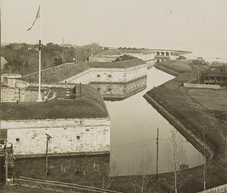 Fort Monroe was upgraded with Endicott batteries in 1891-1901