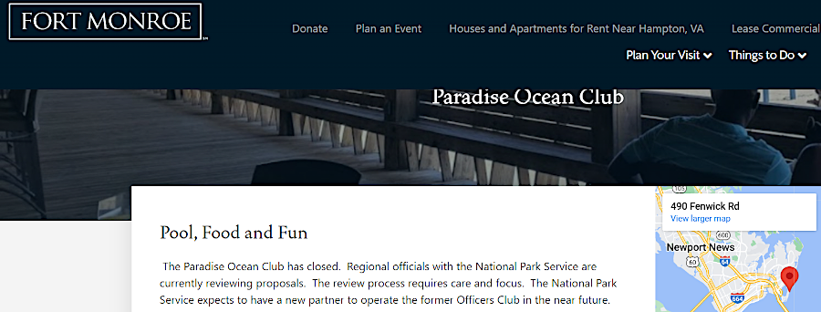Paradise Ocean Club remained closed at the start of 2024