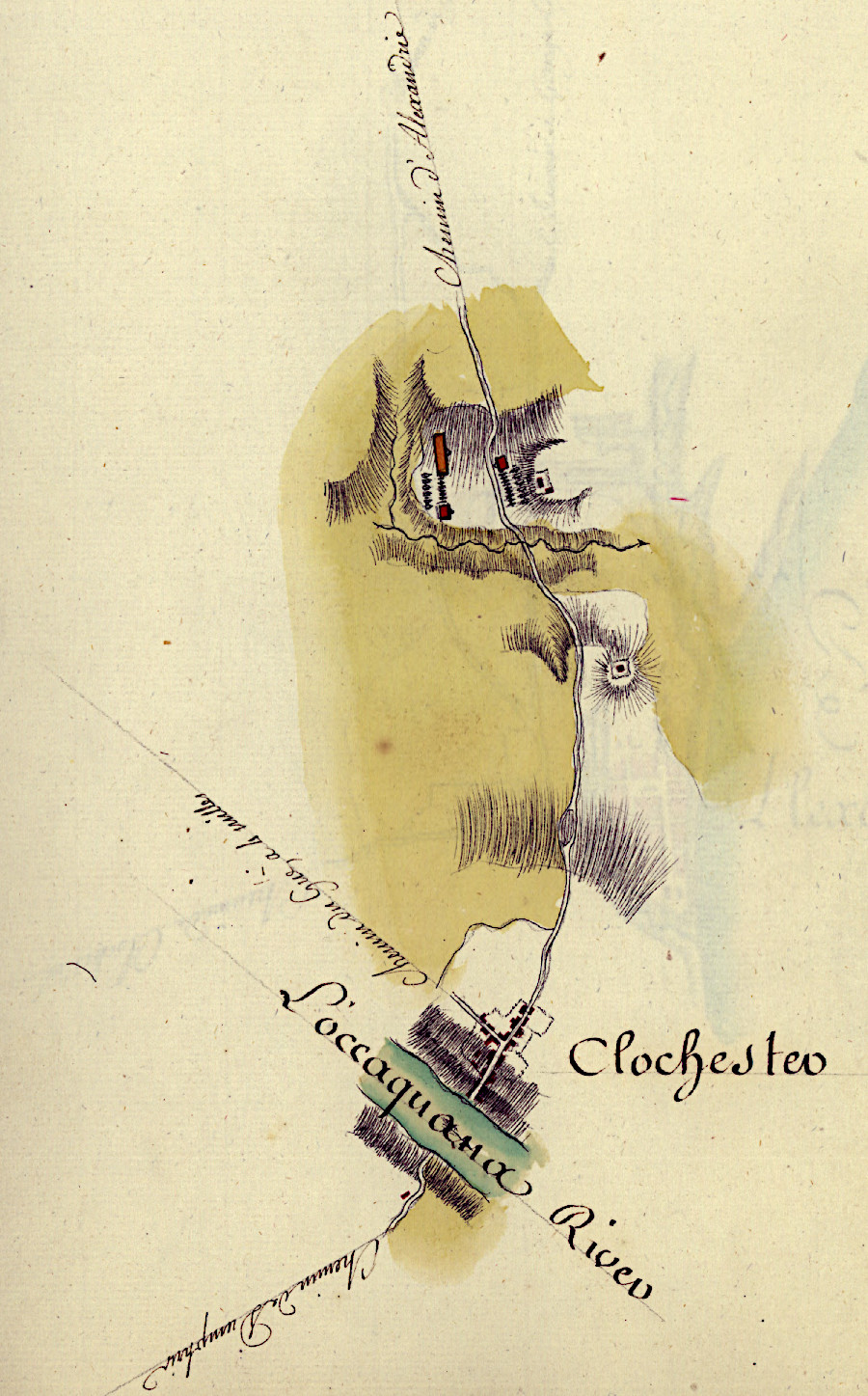 French troops camped at Colchester in Fairfax County when marching back to Boston in 1782